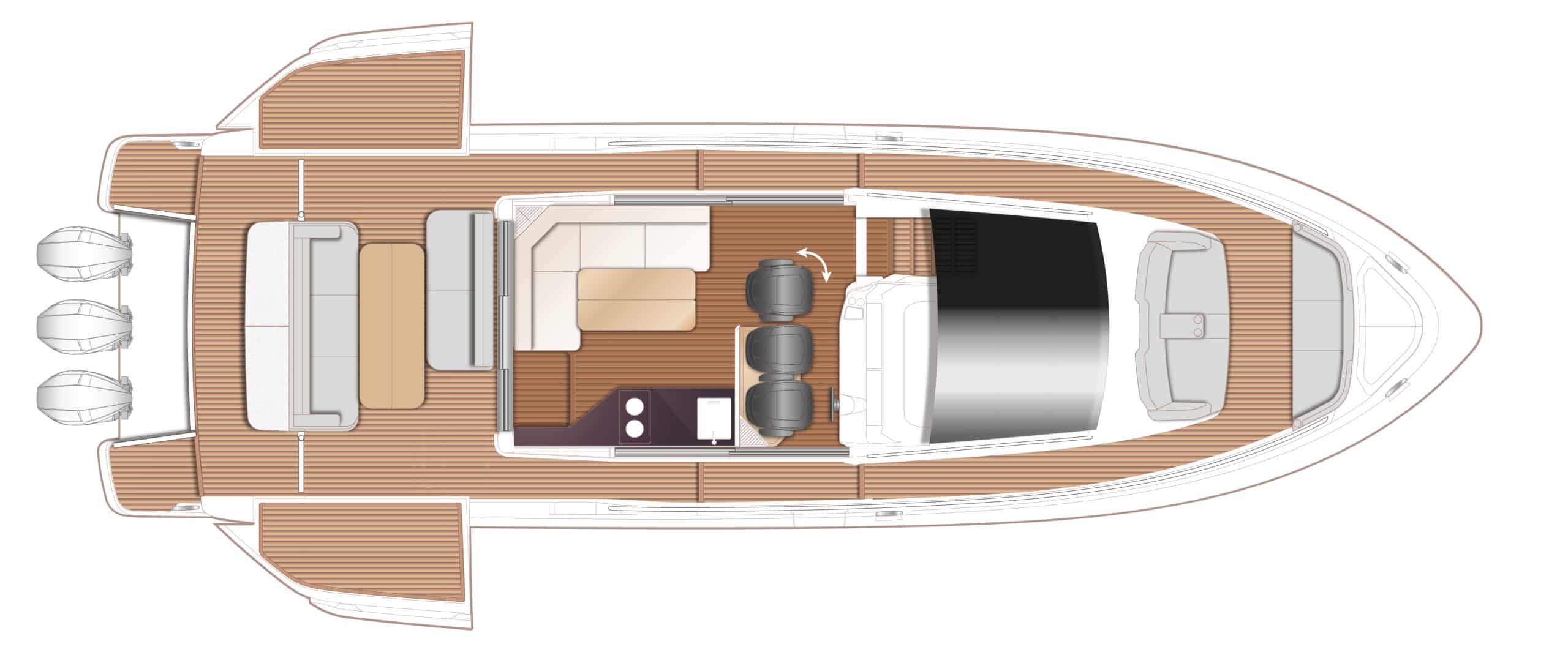 MAIN DECK - OUTBOARD OPTION