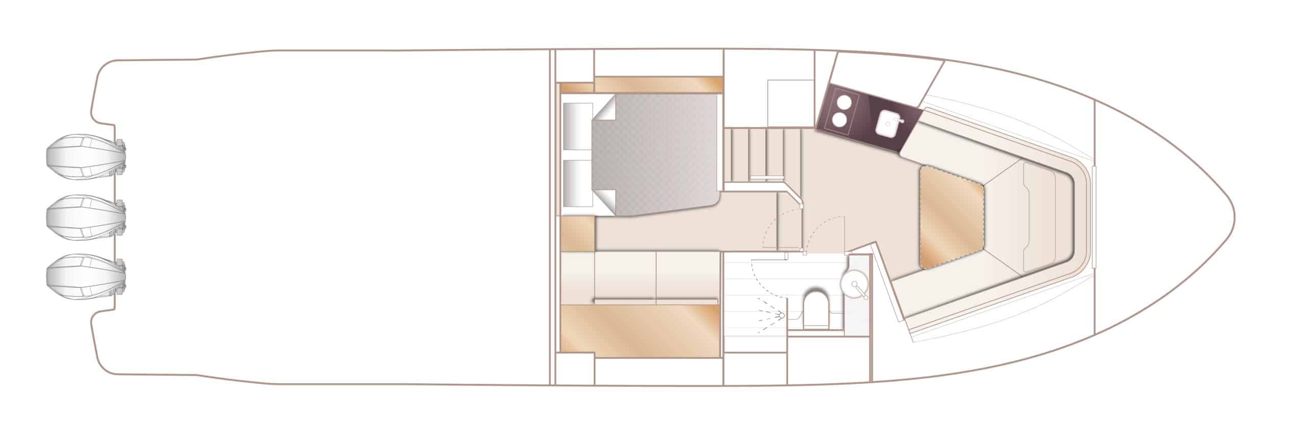 LOWER DECK - GALLEY OPTION