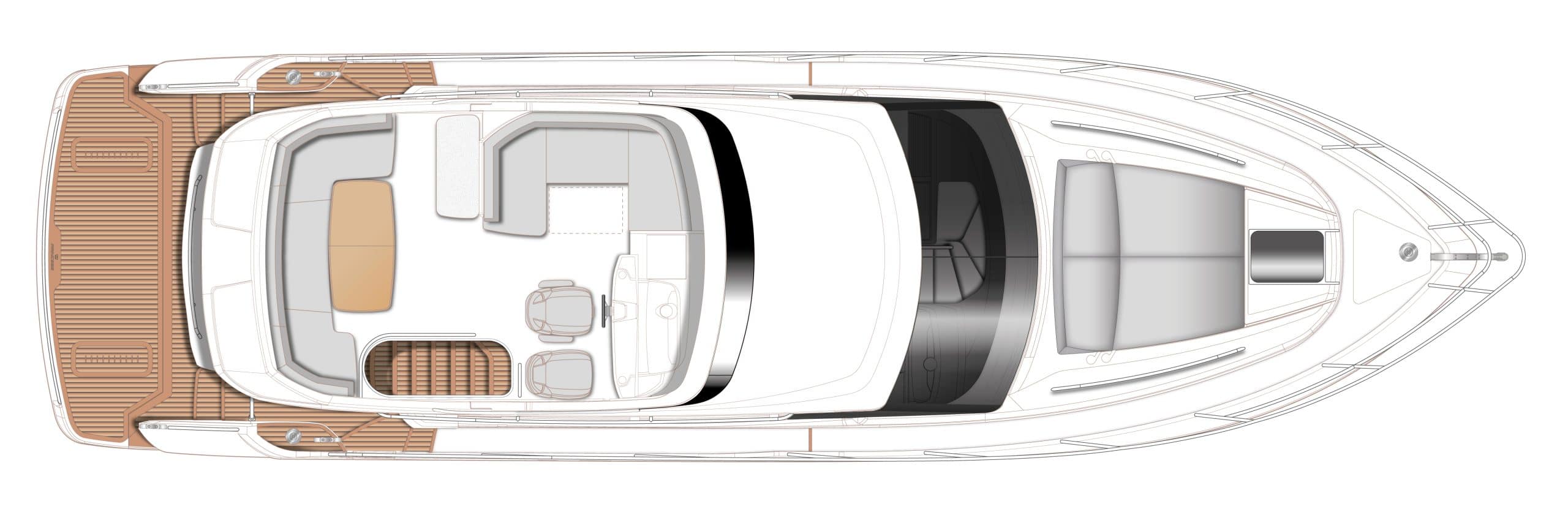 F50 Flybridge Layout